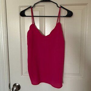Monteau Bright Pink Tank Top Size S